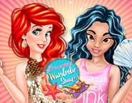 Jasmine och Ariel Garderobsbyte