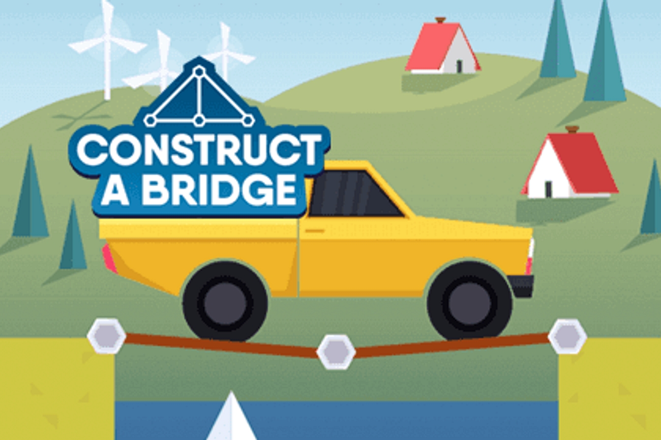 Construct a bridge gratis online spel funnygames