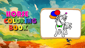 Horse Coloring Book