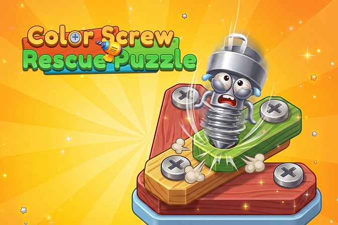 Color Screw Rescue Puzzle
