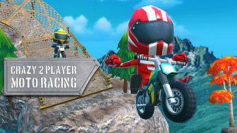 Crazy 2 Player Moto Racing