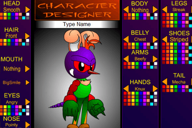 Sonic the Hedgehog: Character Designer